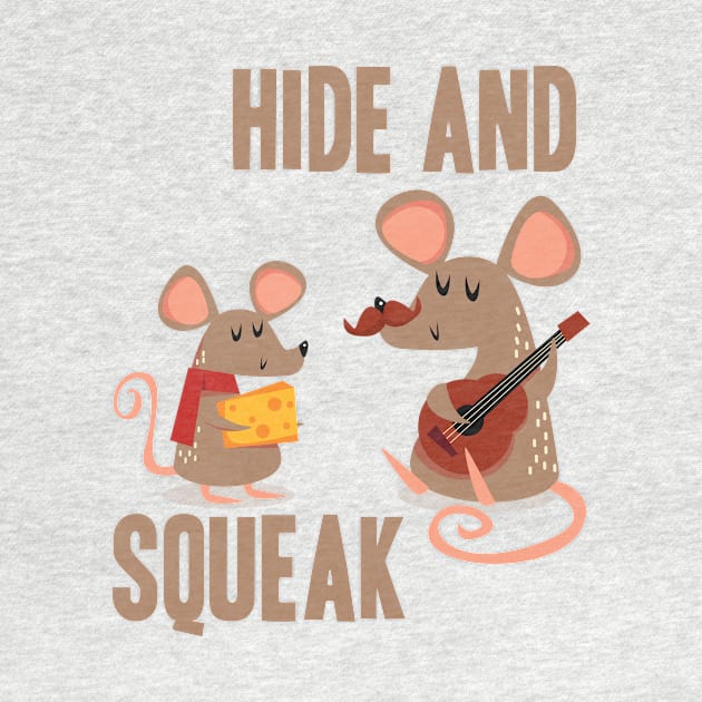 Hide Cheese Mouse Squeak Funny Guitar by Mellowdellow